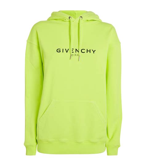 givenchy yellow hoddie|Givenchy crest sweatshirt.